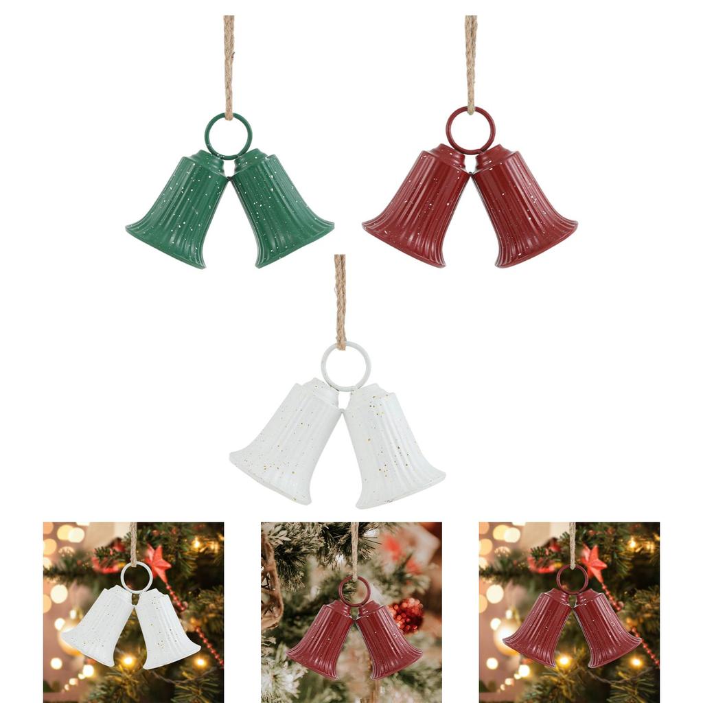 Ozdoba Dzwonek Świąteczny Kreatywny Lekki Wisiorek Dzwonki Ozdoba do Zawieszenia na Choince Prezent na Halloween Hotel Dom Święta
