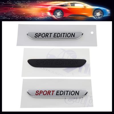 3D Araba Styling SPORT EDITION Araba Çamurluk Bagaj Arka Kaput İsim Levhası Çıkartma Logo Rozet Sticker