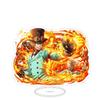 Stand Acrilico Grande Ornamenti Cartone Animato Pirata Luffy Sauron Espositore da Tavolo Spettacolo di Fumetti Vendita All'Ingrosso Consegna