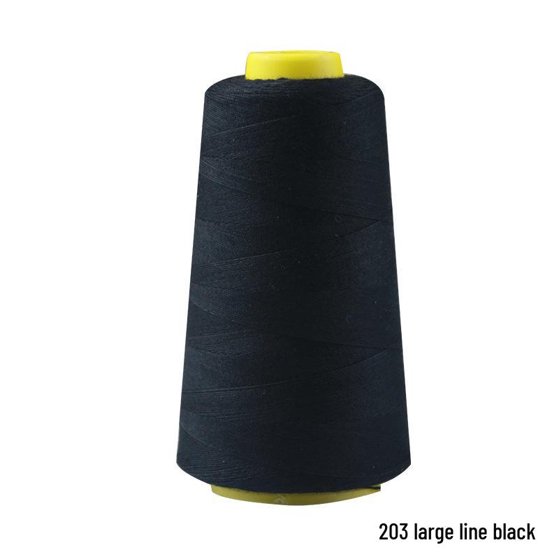 Black and White Thick Denim Sewing Thread Roll for Machine and Hand Sewing