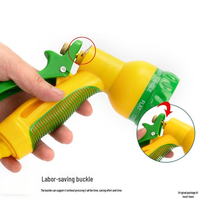 8-Mode High-Pressure Car Wash & Garden Water Gun Nozzle