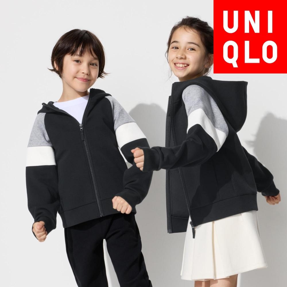 

Uniqlo Kids Dry Sweatpool Zip Parka 66 BLUE/KIDS 110