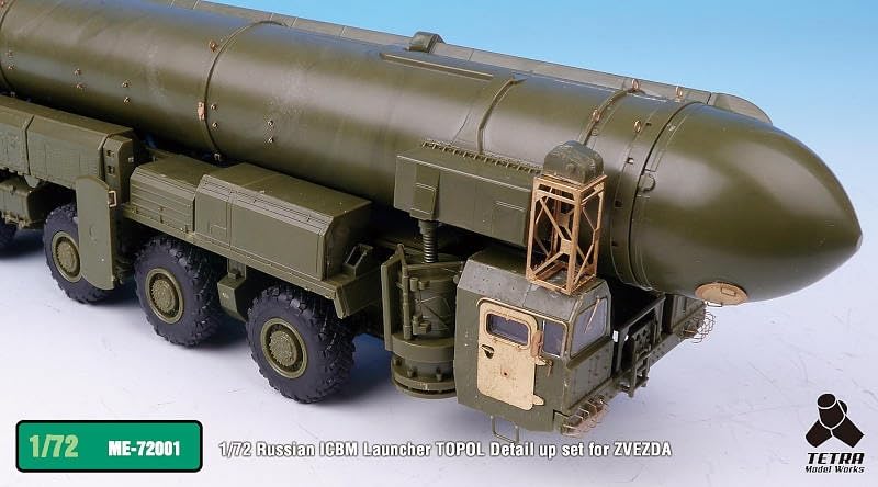 Tetra Model ME Series Russia Topol Plastic Model Parts ME7201 1/72 (ZV)