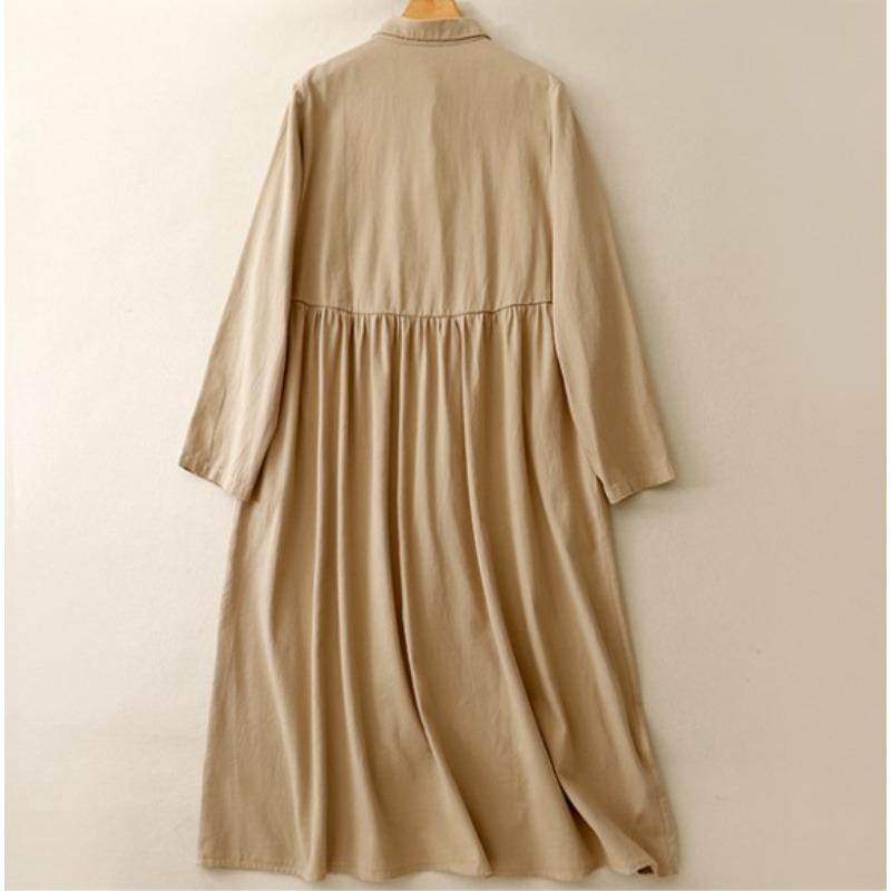 

Осеннее платье - Платье длинного стиля M