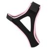 AntiSnoring Chin Strap Adjustable Breathable Stop Snoring Strap Jaw Support Belt(Black with Pink Edge )