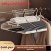 Durable Plastic Clothes Holders With Thickened Edges And Antislip Surface For Home Wardrobe