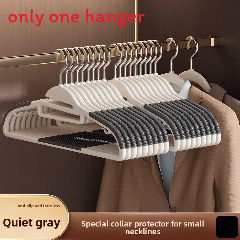 Durable Plastic Clothes Holders With Thickened Edges And Antislip Surface For Home Wardrobe