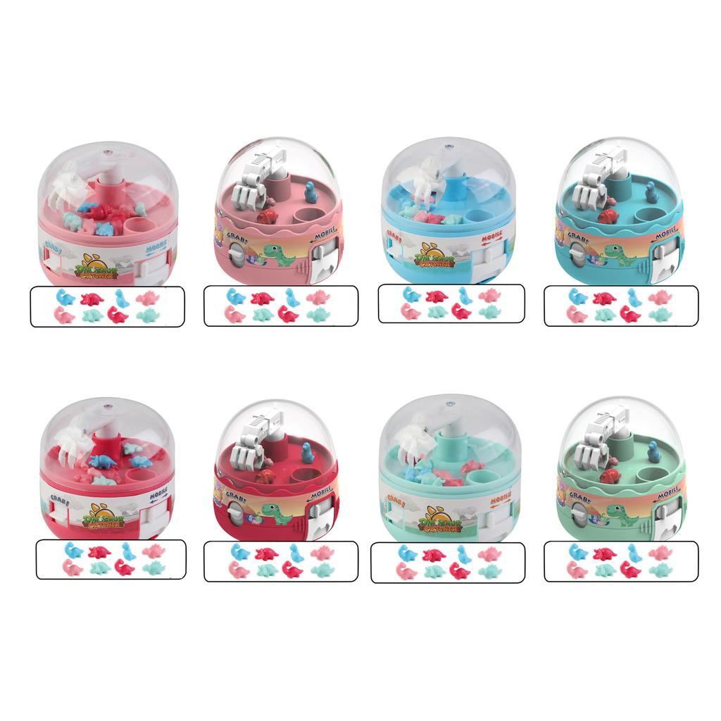 Claw Machine Mini Dinosaurs Toy Gashapon for Kids Game Prizes Toy Birthday Gift Game Small Prizes Mini Dinosaurs