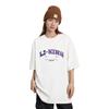 Li Ning T Shirts Unisex Ecru Crew Neck Moderate AHSU235-1