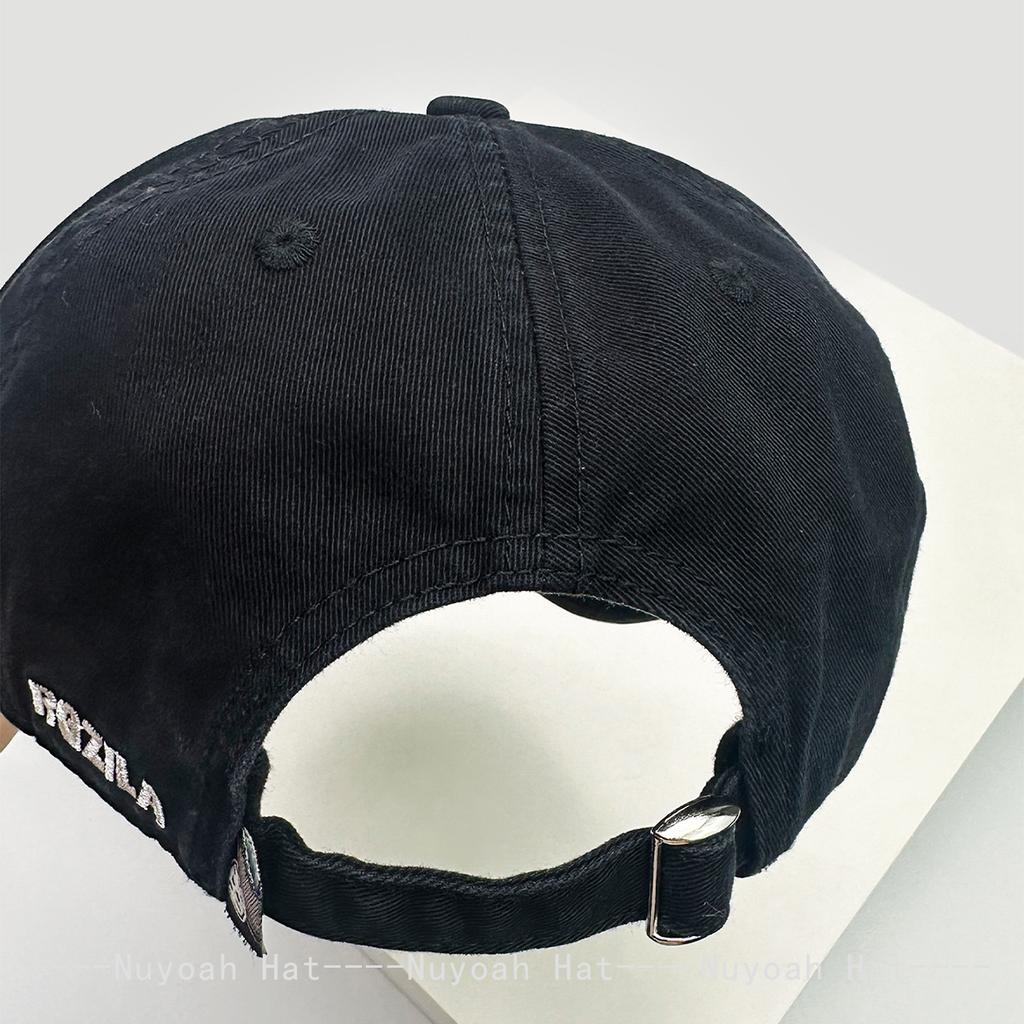 Baseball Pattern Letteringing Alphabet Stitched Niche Style Dark Women Men Her Him For Fresh Caps Peaked Hats Sunshade Korean Versatile Personal