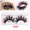 8D Colored Mink Hair False Eyelashes Natural Docile Thick Eyelashes