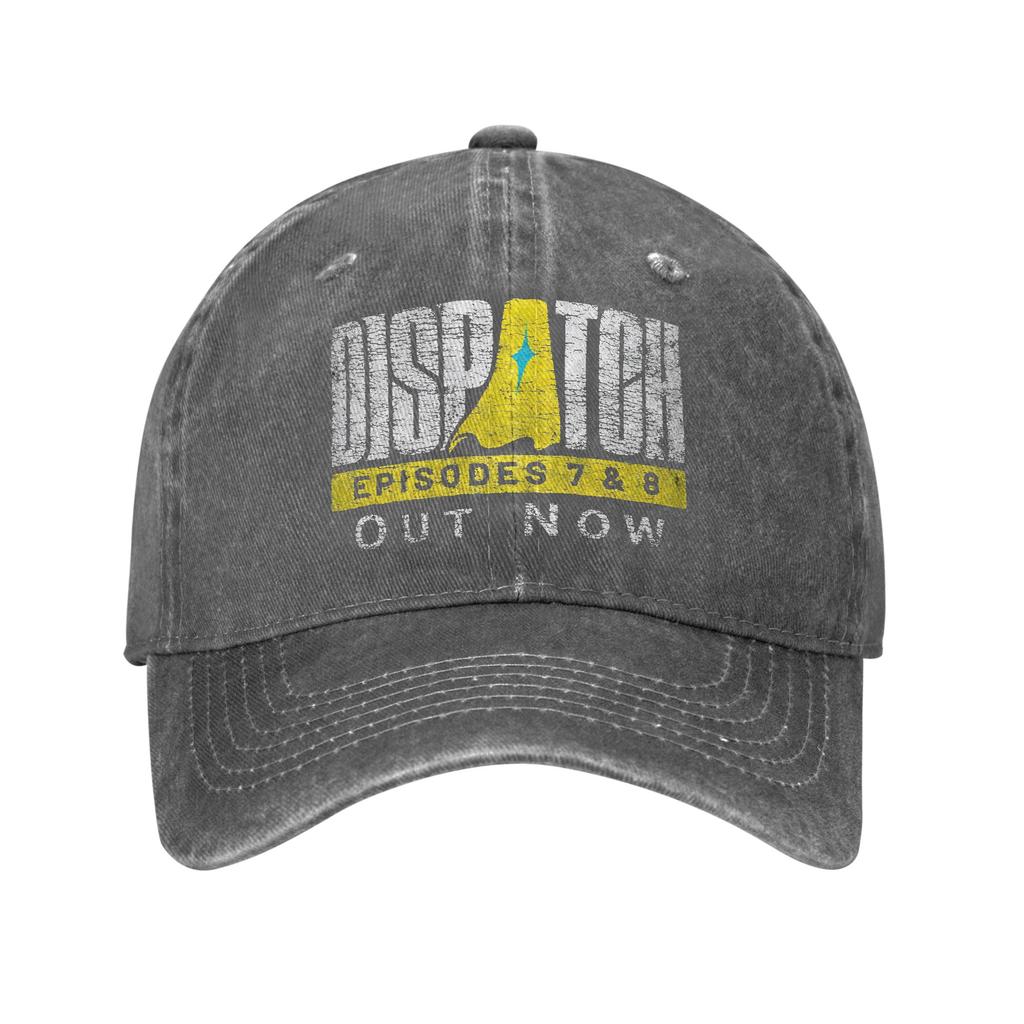Men Women Dispatch Video Game Printed Hat Classic Distressed Cotton  Baseball Cap Adjustable
