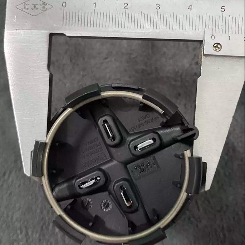 4 pezzi/set Modifica auto Accessori ruota auto Coprimozzo Ruota Copricentro Pneumatico Decorazione per Polestar