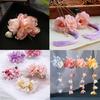 Set of 40 Artificial Flower for Wedding Bouquets Photography Props Florals Roses Peonies Dahlias Table Centerpieces
