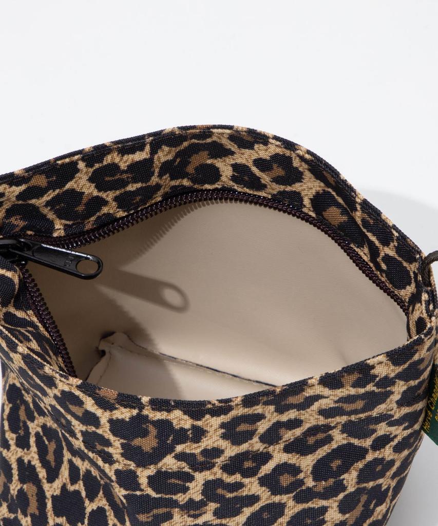 Herve Chapelier 1927F Mini Tote Square Bottom Shoulder PANTHERE Bag, Women's, TAUPE/NOIR [Used]