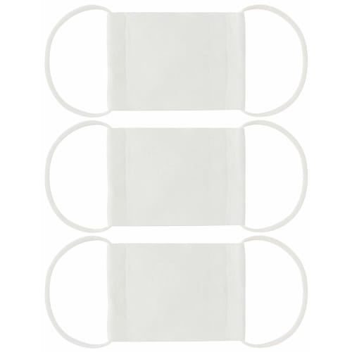 Skater Gauze Mask for Adults Washable and Usable 100% Cotton Mask 3 Pieces MSKG2 Regular 13.5 x 9.5cm-A