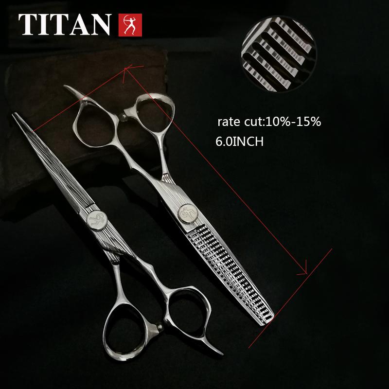 TITAN HIRLD Nożyczki Profesjonalne Nożyczki Fryzjerskie Cięcie Salon Fryzjerski Narzędzie 440C Stal Nierdzewna