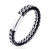 Fashion Bracelet, Men's Bracelet, Leather Rope Double Chain Braided Bracelet