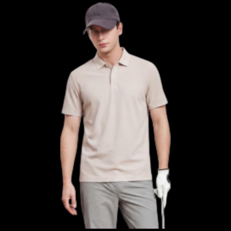 LUOZI Men s Slim-Fit Breathable Polo Shirt 2XL
