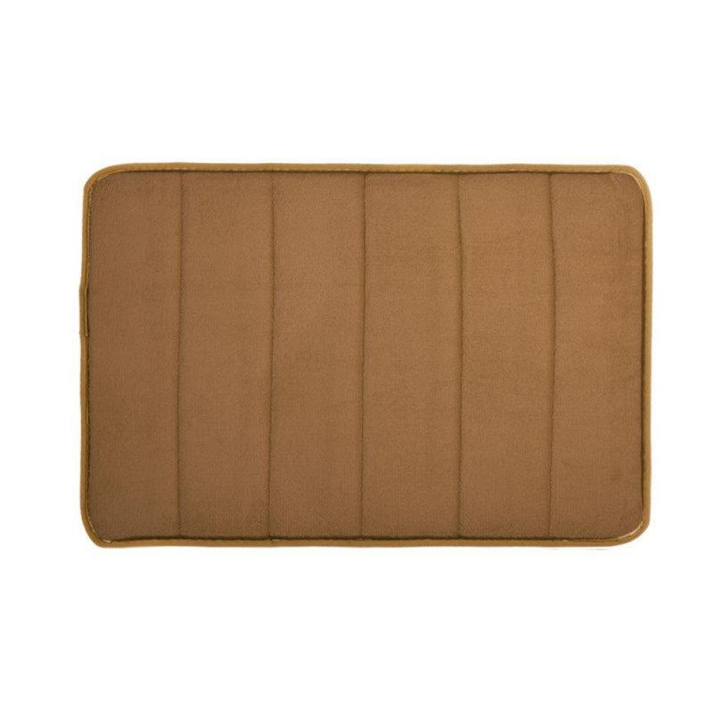40x60cm Bathroom Bath Mat Safety Stripes Non-slip Toilet Shower Foot Mat Coral Velvet Absorbent Carpet Rug Home Decorations