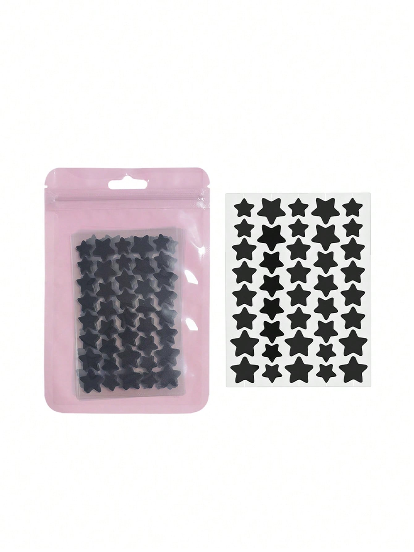 

Наклейки-крышки Наклейки Пентаграмма Праздничные наклейки, Наклейки Звезды Декоративные наклейки, Макияж и Декоративные Аксессуары, Подходят для вечеринок 40pcs чёрный