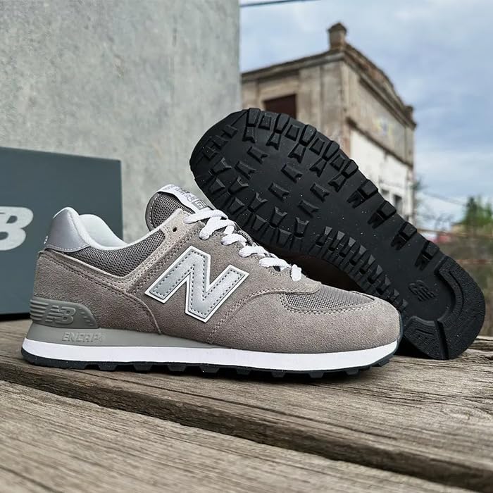 New Balance ML574 Sneakers for Men and Large Sizes Available Size Women, Unisex, (ML574EVG (Gray)-D, 26.0 cm) [Used]