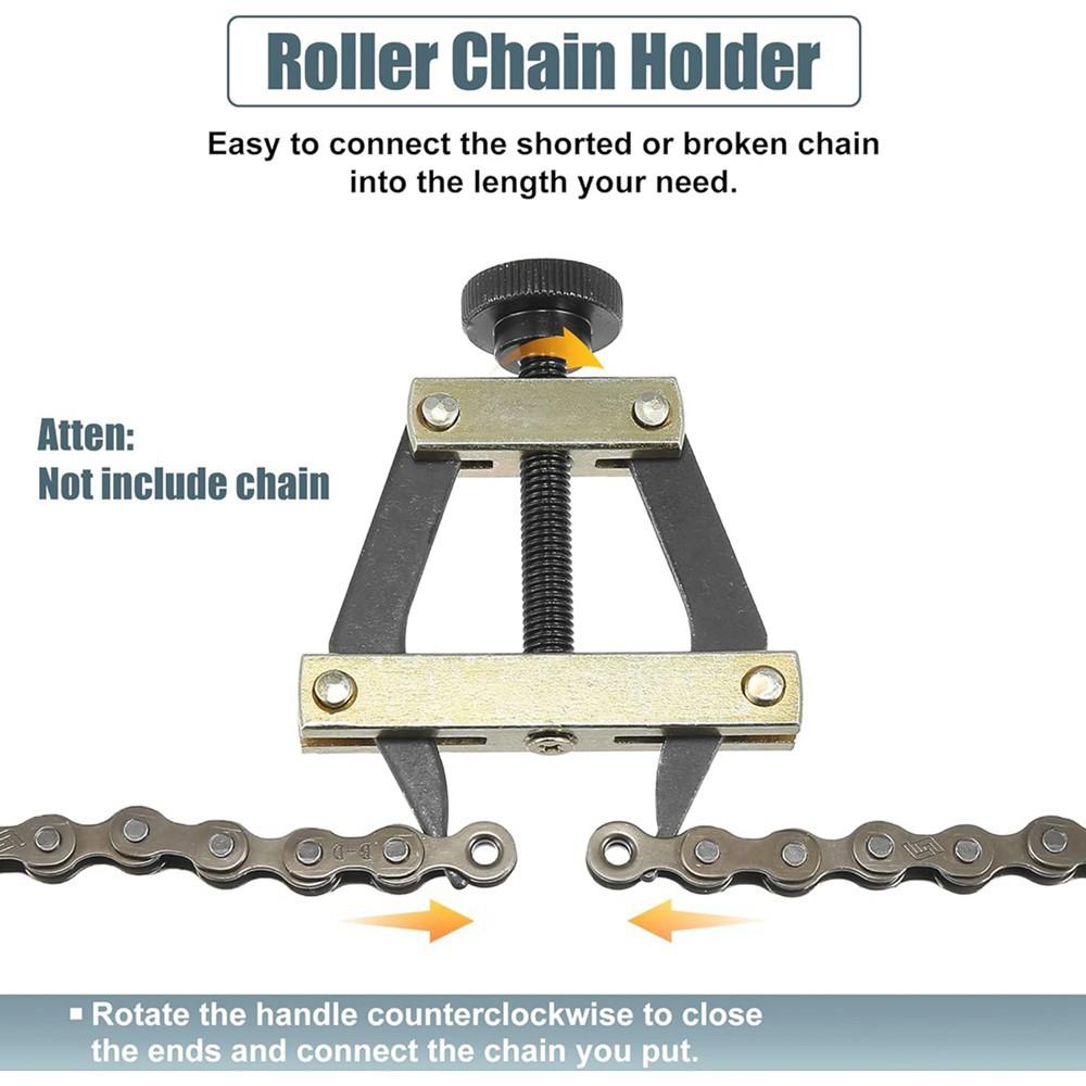 #25-60 Detacher Cutter Chain Roller Chain Breaker Puller Holder Tools Kit For Motorcycle Bicycle Go Kart ATV Chains Replacement
