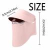 Hollow Top Large Brim Sun Hat UV Protection Lightweight Ice Silk Face Cover Stretchable Sun Protection Magnetic Sun Hat