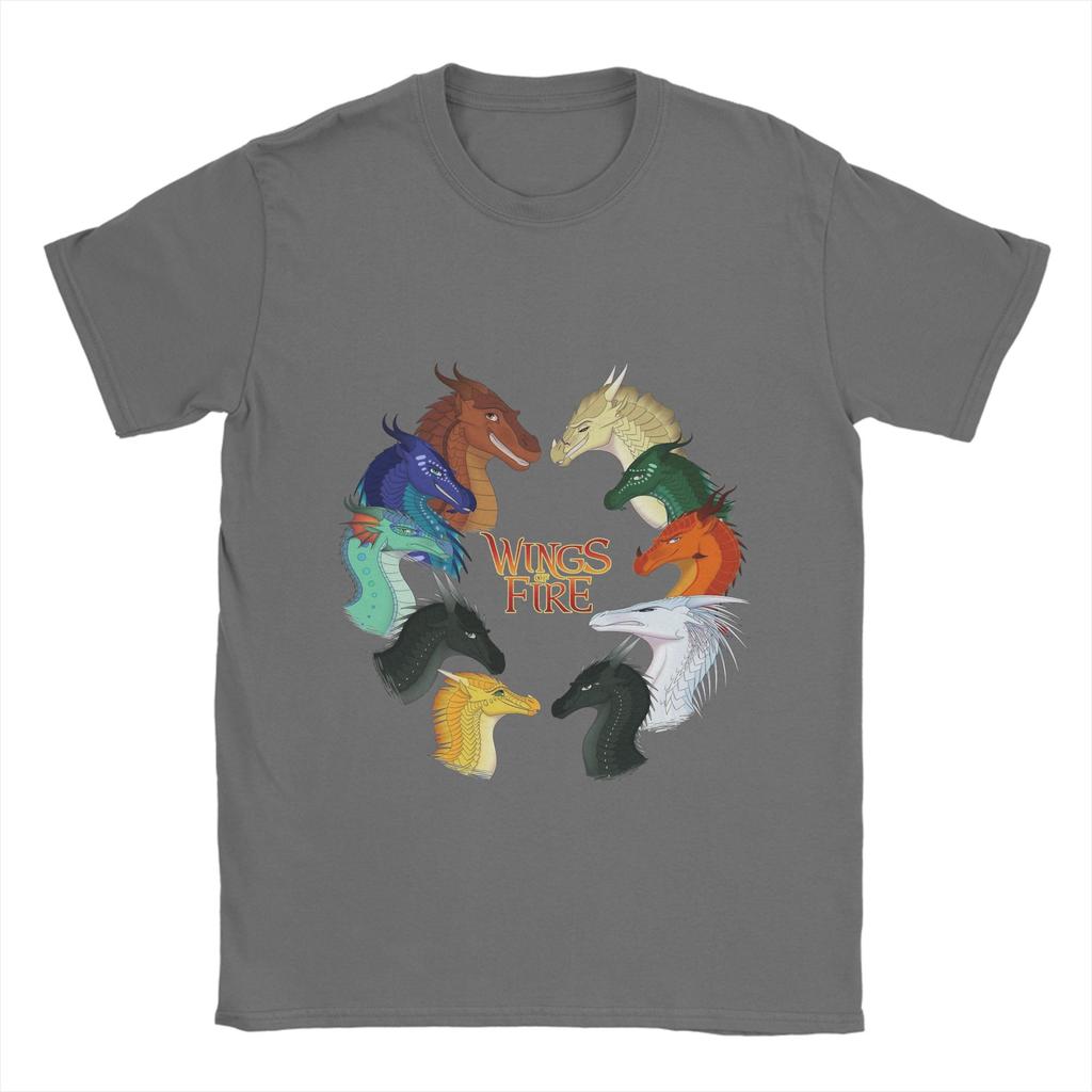 Wings of Fire T-Shirt for Men  Novelty Pure Cotton Tees Crewneck Short Sleeve T Shirt Summer Tops
