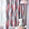 1PC LOZUJOJU 70-80% Blackout Curtains Nordic Style Diamond Patterned Curtains for Bedroom Living Room Balcony Window for Home Decor