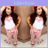 Charmante Kleinkind Mädchen Kinder Blumen Oberteile Hosen Hosen Stirnband 3er Outfits Set Kleidung