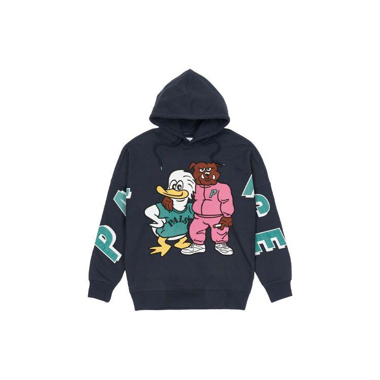 

Palace Dog And Duck с капюшоном темно-синие мужские топы синие P22CS216 L