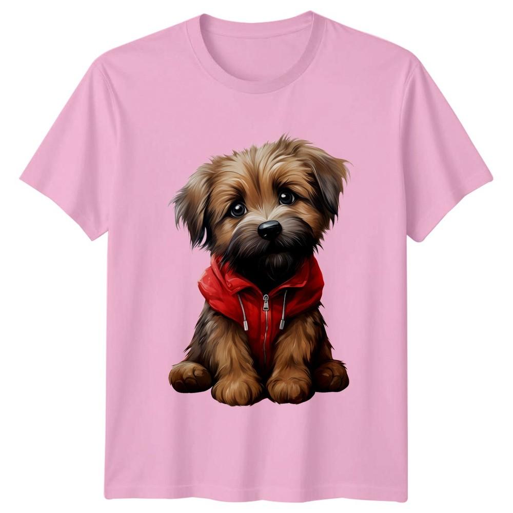 Puppy Dog In Hoodie Animals Dogs Unisexs TShirt Unisexs Tee Graphic Unisex Top