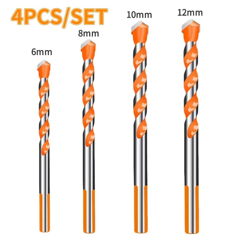 

Набор из 16 сверл по камню из карбида вольфрама для металла, стали, фарфора, керамической плитки, бетона, кирпича, дерева, инструменты для сверления 3-12 мм