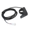 Electric Bike Thumb Throttle Left Right Universal Wearproof Skid Resistance Bike Thumb Accelerator with SM Connector