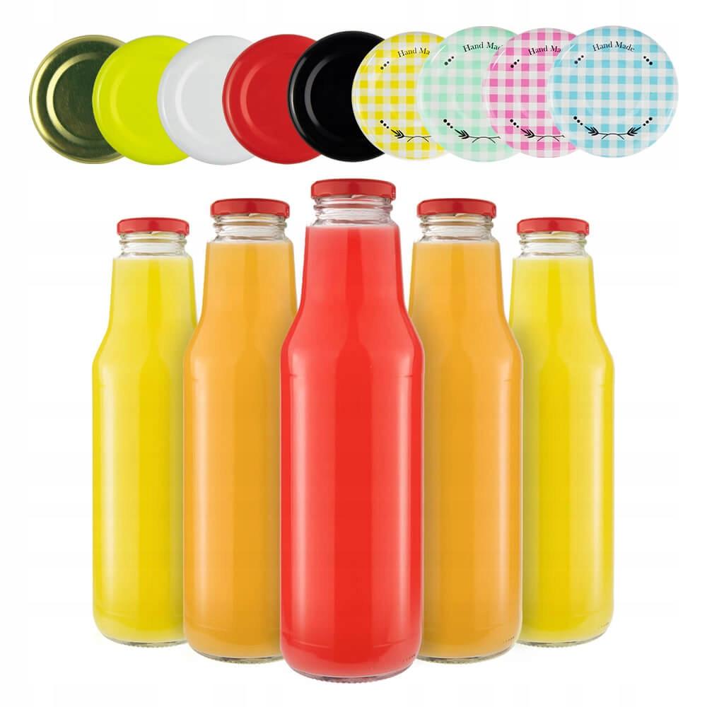 Butelka Kubuś Na Sok Soczek Syrop 750Ml + Wieczko Butelki Szklane 0,75L