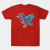 Unisex Fashion TShirt Mechanical Bird Print TShirt Plus Size S-5XL T-Shirt 100%Cotton Tops O Neck Short Sleeve Tees