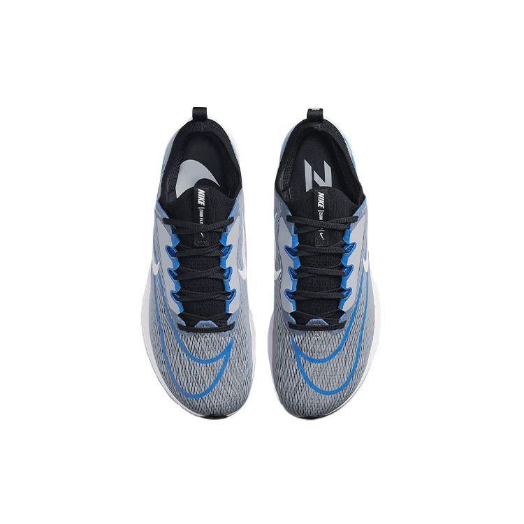 Nike Zoom Fly 4 Wolf Grey Photo Blue Men Sneakers Black White CT2392-005