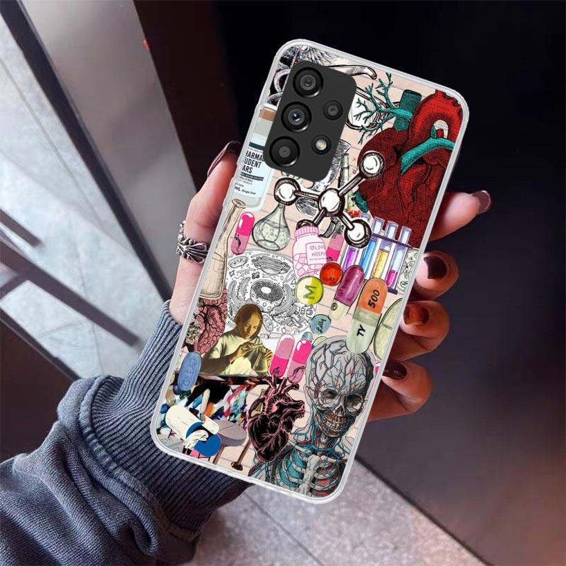 Medicine Nurse Doctor Phone Case For Samsung Galaxy A17 A16 A15 A14 A13 A57 A56 A55 A54 A53 A37 A36 A35 A34 A33 A26 A25 A24 A23