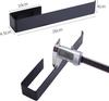 Punch-Free Single-Pole White Towel Rack Bathroom Pendant Toilet Towel Holder Silver Black Gold Dual-Use Models Available