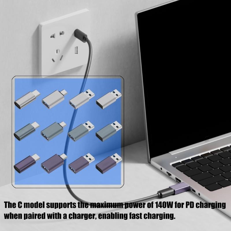 Universal Data Protections Adapter Metal Construction Data Blocker USB /Type c Port Data Leakage for Multiple Devices
