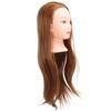 Hair Mannequin Head Hairdressing Styling Training Braiding Practice Doll Head with Clamp Holder Tools
