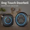 Dog Training Doorbell with Touch Buttons, 60 Melodies, LED Light