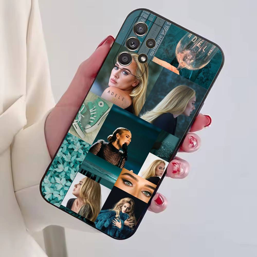 Singer A-Adele Phone Case For Samsung S25,S24,S21,S22,S23,S30,Ultra,S20,Plus,Fe,Lite,Note,10,Black Cover