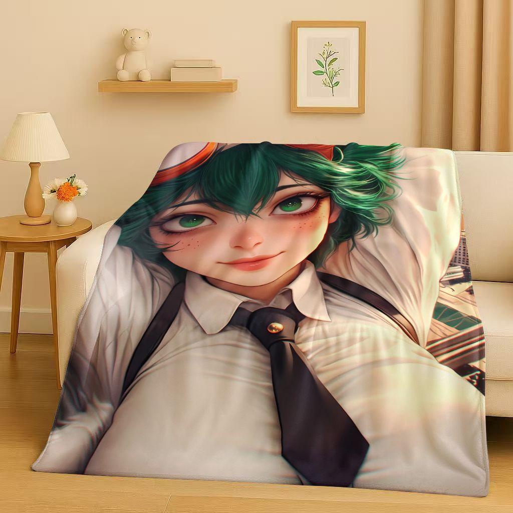 26 Style Sexy Bikini Girls Cartoon Anime Characters Flannel Blanket,Soft Plush Throw for Home Bedroom Bed Sofa Cover Trave Gift