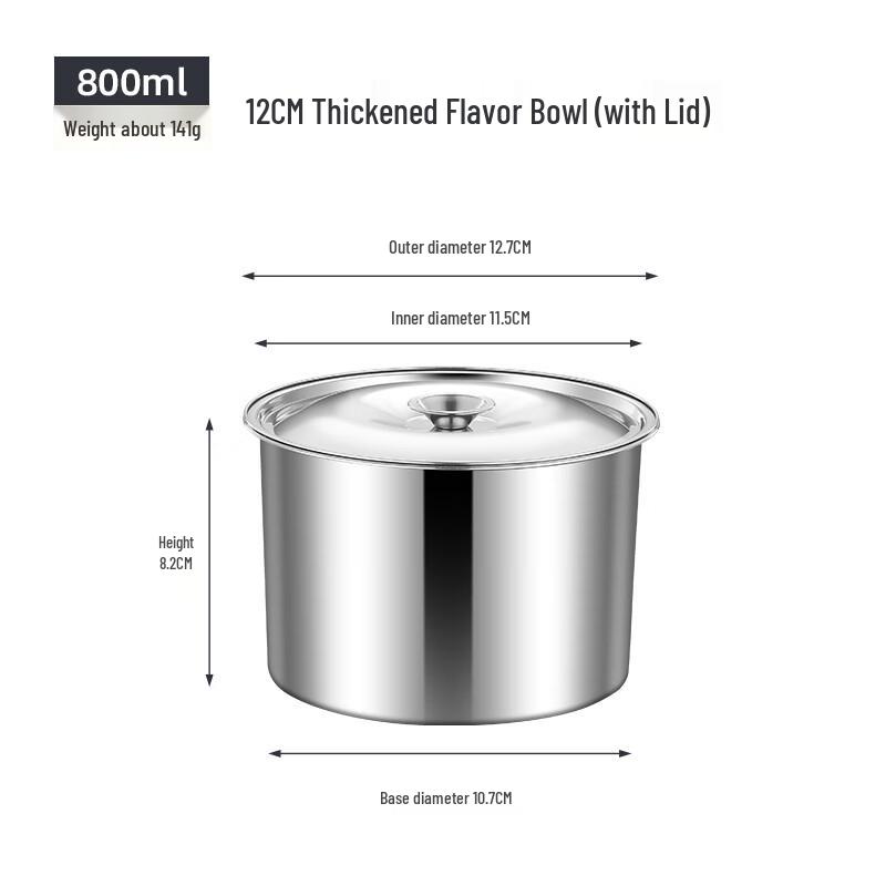 Laino Stainless Steel Condiment Jar Set