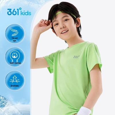 361° Unisex Kids' Pure Cotton Short Sleeve T-Shirt