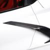 4 Stück Außen Türgriff Abdeckung Zierleiste Kompatibel mit Corvette C8 Stingray 2020-2024 Echte Kohlefaser Seitenkotflügel Lüftungsgitter Tür Zierleiste C8