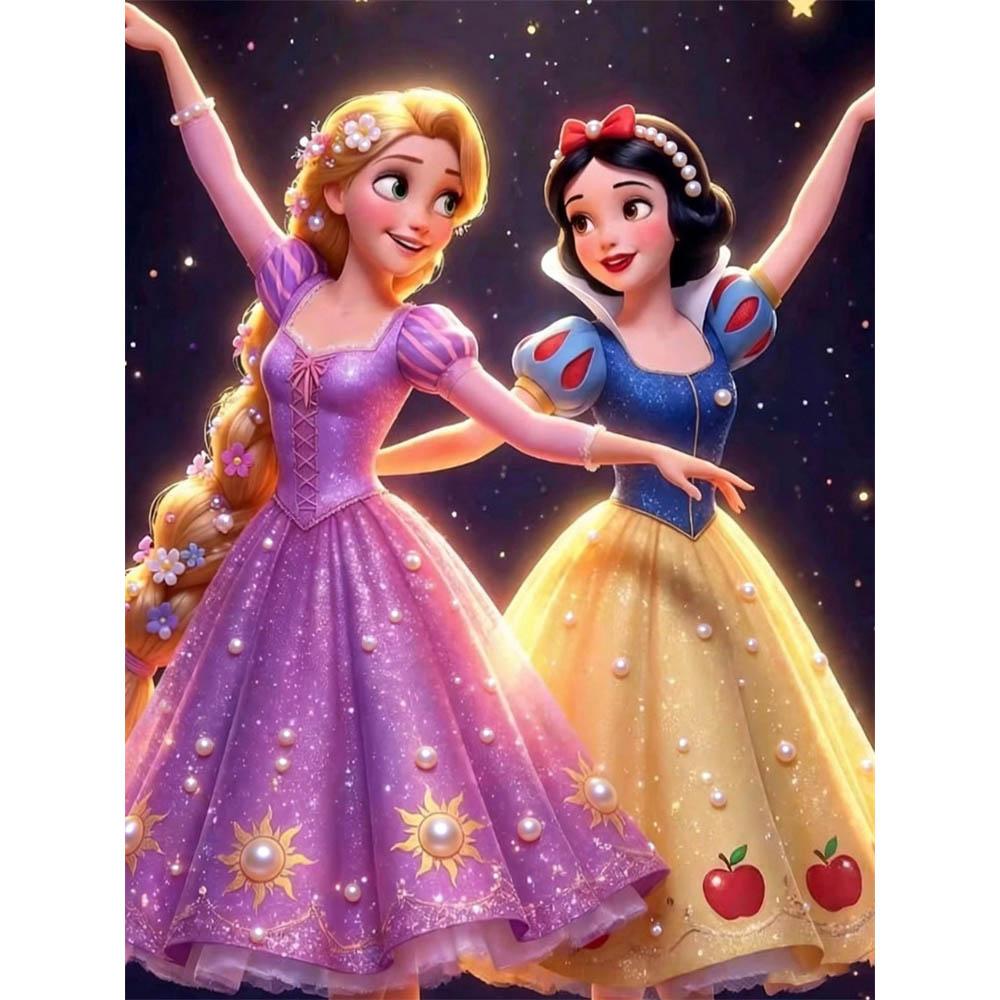 

Disney Snow White and Rapunzel Series of Pearlpatterned Decorations with Pearl PatternsonTheir Surfaces AreHighly Suitable for Use As Home Decorations 35x45cm