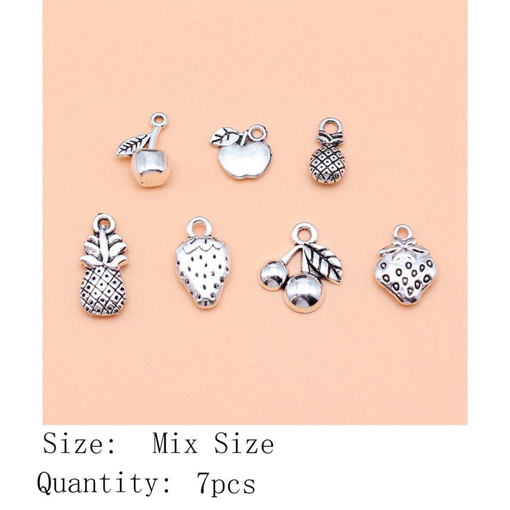 Wedding Anniversary Charms For Junk Cases Plant Mixed Set Charms Pendant Cheap Cute Stuff Bag Pendant